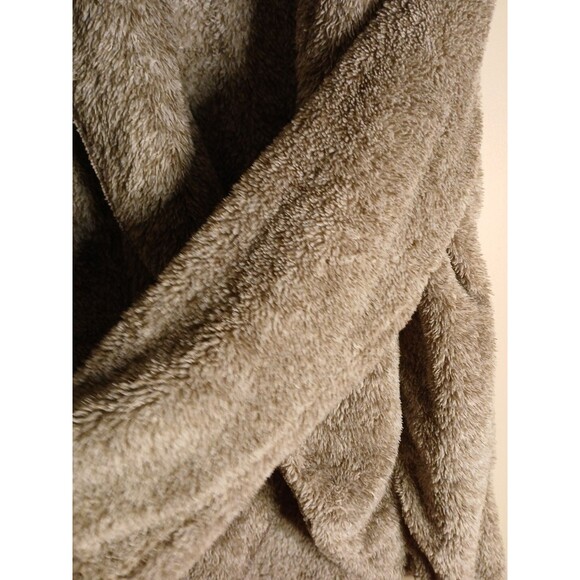 Cuddl Duds Super Soft Fuzzy Cardigan W/Pockets Light Brown Womens Large Soft - Picture 7 of 16